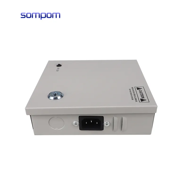 Smar — boîte d'accessoires de vidéosurveillance, 4 canaux, 60w, adaptateur 12v dc 5a, caméra CCTV