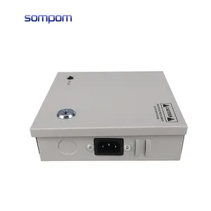 Sompom壁掛け240 ACからDC中国電源12V60WCCTV電源5A4チャンネル