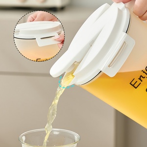 Household <b>Plastic</b> Kettle <b>Set</b> Kettle With Lid Ice Kettle Water Bottle With Handle for <b>Tea</b> Juice Milk Cold Hot Drinks - Product Image 2