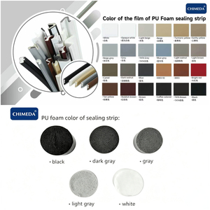 PU Foam <strong>Weather</strong> Stripping Seal <strong>Strip</strong> for <strong>UPVC</strong> Aluminum Windows <strong>Doors</strong> Durable Modern Design - Product Image 4