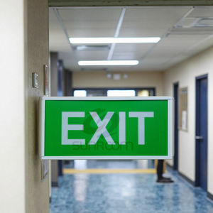 إشارة إخلاء UL ، OSHA UL ، إشارة طوارئ حريق مؤطرة LED بمؤطرة - Product Image 5