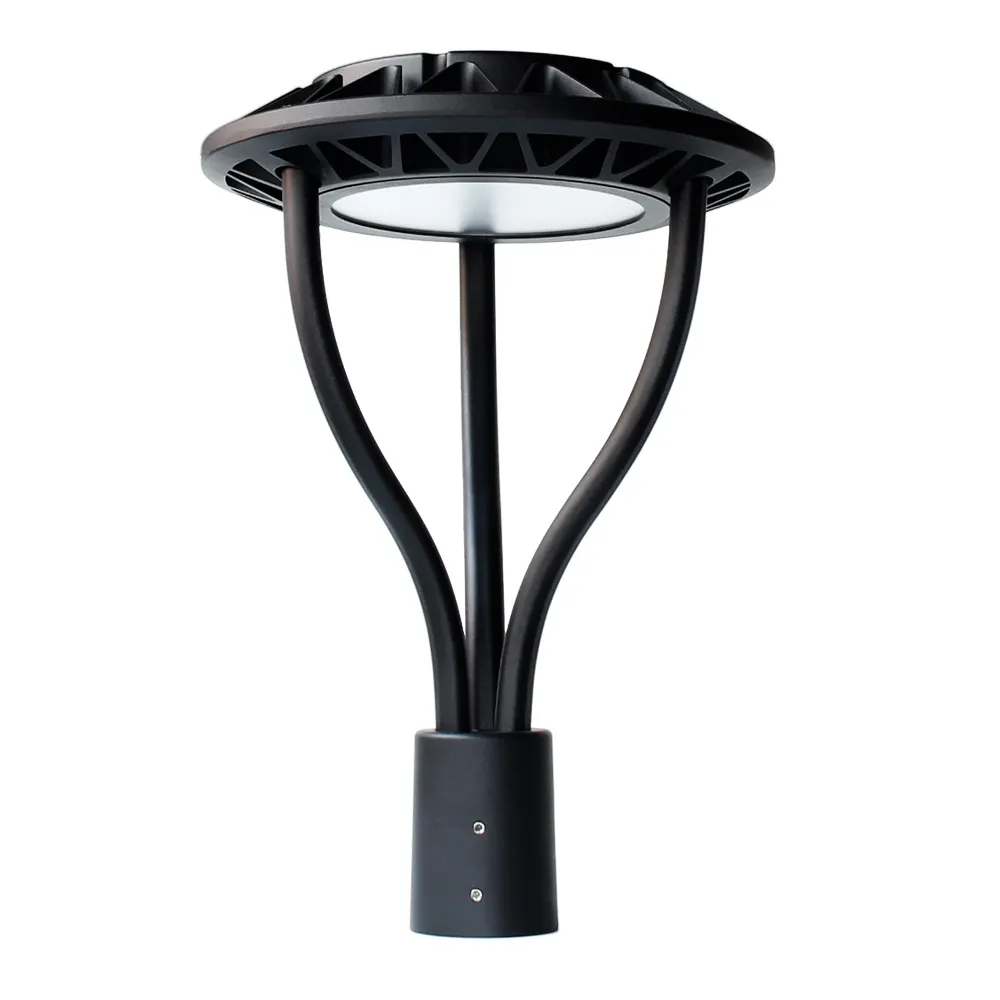 Toplight Outdoor Aluminio Park Walkway Post Top Pole Light 40W 50W 60W 80W 100W LED Luz de jardín