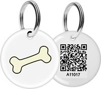 Hot Sale Custom ized Silikon Pet Tag Einzigartiger QR-Code NFC Dog Tag Multi-Color für Haustier