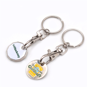 Thiết Kế Mới Stamping + Cmyk In Tùy Chỉnh Đầy Màu Sắc Kim Loại Sắt Keychain - Product Image 4