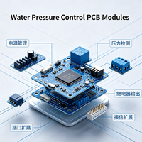 Carte de circuit imprimé de contrôleur de pression d'eau, circuit de commande automatique de pompe à eau pour système d'alimentation en eau domestique avec pompe de surpression