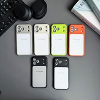 Étui de téléphone antichoc avec grande fenêtre pour 18 17 16 15 14 13 12 Pro Max Air Plus, coque en TPU silicone acrylique