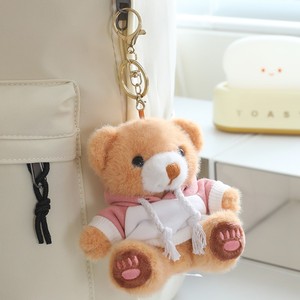 Portachiavi Peluche <span class=keywords><strong>Orsetto</strong></span> <span class=keywords><strong>con</strong></span> Felpa HECION, Bambola Orsacchiotto Personalizzabile <span class=keywords><strong>con</strong></span> Logo, Regalo per Amici e Famiglia, Decorazione - Product Image 4