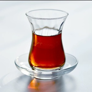 <span class=keywords><strong>Bicchieri</strong></span> da Tè <span class=keywords><strong>Turchi</strong></span> Incisi di Design, Capacità 300ml, Ecologici, Infrangibili, Lavabili in Lavastoviglie, Stile Classico - Product Image 1