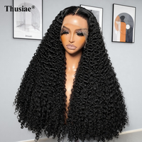 Perruque en cheveux vierges bruts bouclés pixie birmans en gros, cuticules alignées, sans colle, perruques en cheveux humains, dentelle frontale, cheveux bruts, perruques bouclées crépues