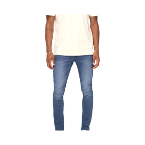 กางเกงยีนส์ผู้ชาย ผ้าฝ้ายคุณภาพสูง บริการ OEM กางเกงเดนิมผู้ชาย รับทำโลโก้ กางเกงและกางเกงขายาวผู้ชายแบบสั่งทำ - Product Image 2