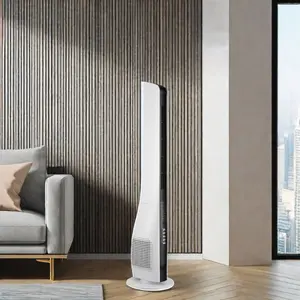 Akıllı yapraksız Bladeless Fan popüler hava soğutma kulesi Fan ev ofis ve otel için elektrikli plastik yer vantilatörü toptan