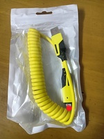 Câble de charge rapide rétractable 65W Mech Spring 4 en 1 pour Apple, Android, Huawei, câbles de données pour téléphone Type C