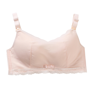 Whosale libero di taglio del merletto di bowknot di maternità reggiseno push up prevenire il rilassamento wireless anteriore aperto di cura del reggiseno della biancheria <span class=keywords><strong>intima</strong></span> - Product Image 3