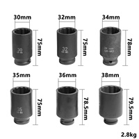 Outil de démontage et d'installation de douille d'axe de transmission de 12 points 1/2 30MM 32MM 34MM 35MM 36MM 38 pour BMW Volkswagen AUDI
