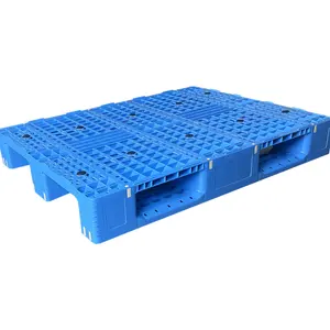 warehouse use 1200x1000 mm blue color four-way entry PP material plastic pallet