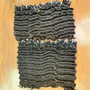 Extensions de cheveux humains vierges bruts bouclés birmans, boucles serrées, texture douce, double trame, qualité supérieure, grade 12A - Product Image 5
