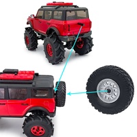 M009155AAB0C1 NOBRAND CNC Aluminium Rak Baterai Chassis Frame Assembly Decoration Parts 1/24 Mini RC Crawler Off-Road