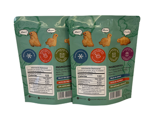 ถุงฟอยล์อลูมิเนียมพิมพ์โลโก้ตามสั่ง ป้องกันกลิ่น สำหรับบรรจุอาหาร <span class=keywords><strong>ไก่</strong></span>ทอด แบบตั้งได้ ผิวด้าน พร้อมซิปล็อค - Product Image 6