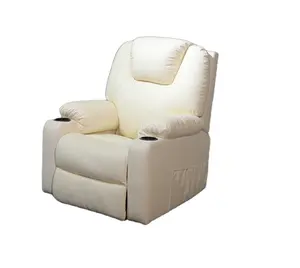 Fauteuil de massage inclinable électrique Meilleures ventes fournisseur Amazon Design moderne en cuir avec siège rembourré et télécommande