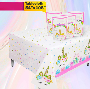 Fournitures de fête <span class=keywords><strong>licorne</strong></span> assiettes bannières et ballons pour douche de bébé filles anniversaire création <span class=keywords><strong>licorne</strong></span> thème gâteau <span class=keywords><strong>table</strong></span> décor de fête - Product Image 5