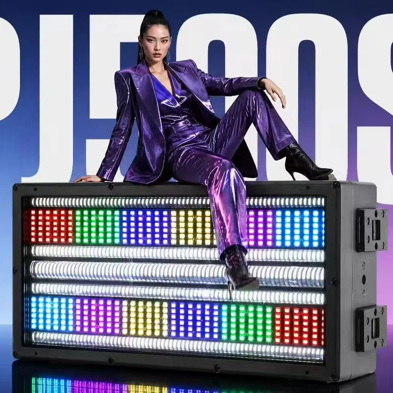 Matrix Strobe Ip65 600w RGBW 6 Sections Pixel with White Pixel 12 Sections IP65 Led Strobe Art Net for DJ Stage Event Park