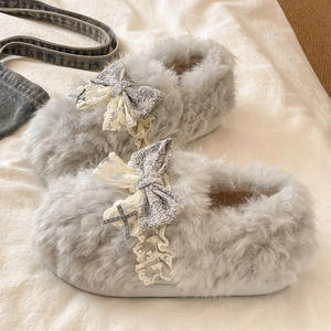 Calzado Infantil de Invierno 2025, Tendencia Coreana, Térmico, Afelpado, Cálido, Transpirable, Ligero, Cómodo para el Hogar, Antideslizante - Product Image 1