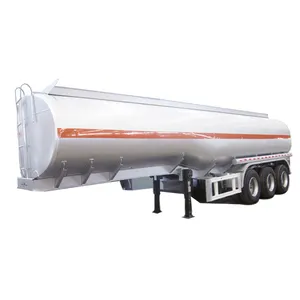 Truck Trailer Used 45000L Crude Oil 3 axle fuel tank truck 30000 liters fuel tanker trailer 40000 liters fuel container trailer