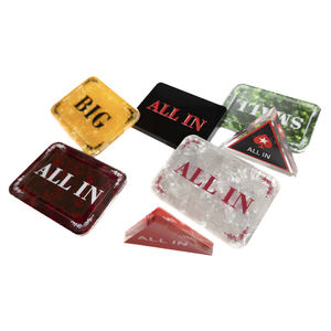 Vente en gros d'usine de poker en acrylique tout en boutons de revendeur Boutons de revendeur de poker personnalisés applicables au <span class=keywords><strong>casino</strong></span> - Product Image 2