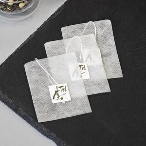 Sachets de thé jetables écologiques en non-tissé, sachets de thé personnalisés pour thé en vrac, cafés, restaurants et vente au détail - Product Image 4