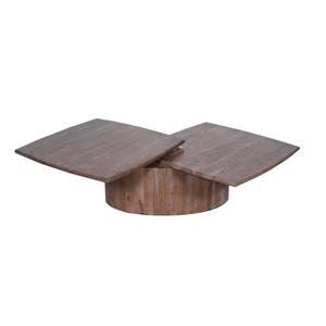 Modern midcentury design Eco-friendly mango wood Handmade geometric furniture Lightweight coffee <b>table</b> - Product Image 1