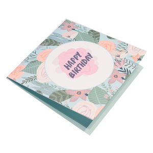 Tarjeta de Felicitación 3D con Pastel de Cumpleaños y Luces LED Cálidas, Personalizable en Varios Colores - Product Image 2