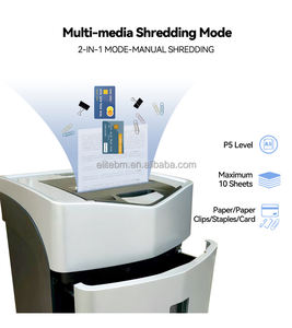 Déchiqueteuse <span class=keywords><strong>de</strong></span> papier à alimentation automatique 28L 200 feuilles P5 Micro Cut Machine <span class=keywords><strong>Destructeur</strong></span> <span class=keywords><strong>de</strong></span> <span class=keywords><strong>documents</strong></span> commercial industriel robuste pour la maison et le bureau - Product Image 3