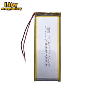 6040100แบตเตอรี่ลิเธียมโพลิเมอร์ลิเธียม3.7V 3000mAh สำหรับ <span class=keywords><strong>GPS</strong></span> e-book อุปกรณ์เล่นกลาง IPTV แท็บเล็ตพีซี - Product Image 1