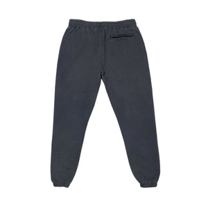 Pantaloni della tuta da <span class=keywords><strong>uomo</strong></span> <span class=keywords><strong>neri</strong></span> in cotone nero personalizzati pantaloni della tuta da jogging 2024, all'ingrosso Casual pesanti in pile Unisex - Product Image 3