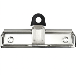 Clip Metálico para Portapapeles de 100 mm con Recubrimiento de Titanio, Diseño Plano y Largo, Color Dorado, con Logotipo Personalizado, para Tablero Acrílico de Lujo, Tablero de Dibujo - Product Image 1