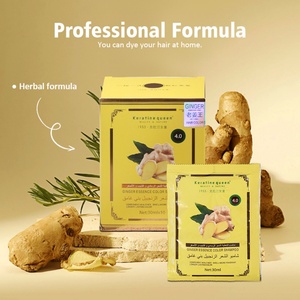 Coloration capillaire naturelle au gingembre, à base de plantes pures, pour une couleur longue durée et une brillance naturelle, convient à tous les types de cheveux - Product Image 2