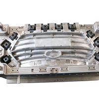 Molde de Inyección de Plástico de Alta Precisión y Calidad, 1 Cavidad, Expulsión Automática, NAK80/S136, Acero, para Rejilla de Ventilación de Aire Acondicionado de Automóvil