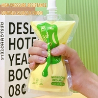 Pochette souple personnalisée avec bec verseur, résistante à la chaleur et au froid, pour boissons bouillables, emballage alimentaire liquide de qualité alimentaire