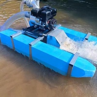 Drague d'extraction d'or électrique innovante taux de récupération élevé jet siphon aspiration moteur utilisé équipement de dragage de sable essentiel