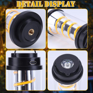 Luz nocturna portátil para acampar al aire libre, luz de flash Led portátil, soporte para trípode, toldo para <span class=keywords><strong>Faro</strong></span>, tienda de campaña, luz de ambiente - Product Image 6