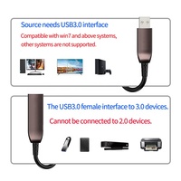 USB3.0 3.1 AOC Kabel Ekstensi Pria Ke Wanita Hybrid Serat Optik Aktif USB3.0 Extender 20/30/50/70/100M