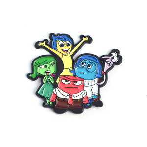 เข็มกลัดโลหะเคลือบสีบรอนซ์ลายเรนโบว์ไพรด์แบบกำหนดเอง สำหรับติดเสื้อคริสต์มาส เหมาะสำหรับสาวๆ เพื่อนๆ และเลสเบี้ยน ลายการ์ตูนพิมพ์ - Product Image 5