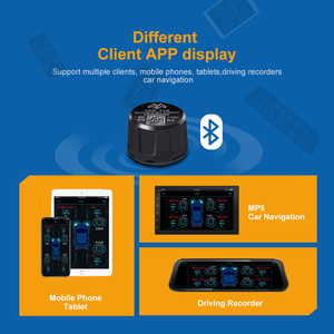 Lansmanı Tpms bluetooth Android/IOS APP sensörü evrensel harici Tpms araba için bisiklet lastiği basınç izleme sistemi (tpms) - Product Image 4