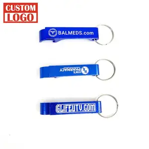 Promotion Gifts Customized Metal Keychain Can Jar Opener Beer Bottle Opener Keychain