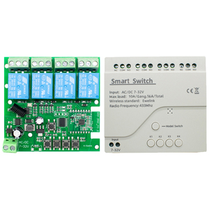 4CH 7-32V Ewelink Smart Wifi <span class=keywords><strong>Motor</strong></span> Switch Module 2 canales Inching Relay RF 433 Radio Control remoto receptor - Product Image 4