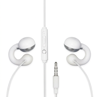 Andowl – écouteurs filaires à clipser, oreillettes stéréo 3.5mm pour sport, casque de jeu mains libres, micro HD, suppression du bruit ENC, conception en métal