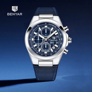 2025 ใหม่ BENYAR นาฬิกาผู้ชายแบรนด์หรูนาฬิกาข้อมือควอตซ์นาฬิกาโครโนกราฟสำหรับชายกันน้ำกีฬานาฬิกาเรืองแสง - Product Image 2