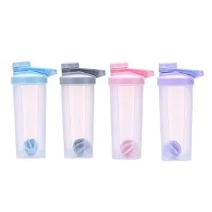PP Fitness boire sans BPA Gym tarros de plastico Shaker Tasses Protéine Shaker Bouteille