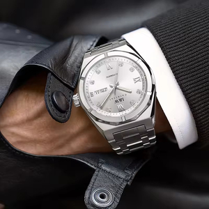 Reloj Cronógrafo Mecánico Automático de Acero Inoxidable de Lujo de Alta Gama, Esfera de Cristal, Resistente al Agua 50m, Esfera de 41mm para Hombre - Product Image 2