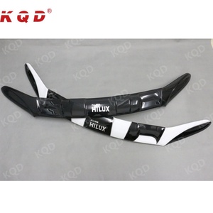 Accesorios para el Sistema de Carrocería Automotriz, Diseño Moderno, Material ABS Negro, Estilo de Lujo, Protector de Capó, Placa Protectora Delantera - Product Image 2